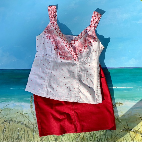 LOFT Petite Bandana Cami Size 6P - Picture 2 of 13